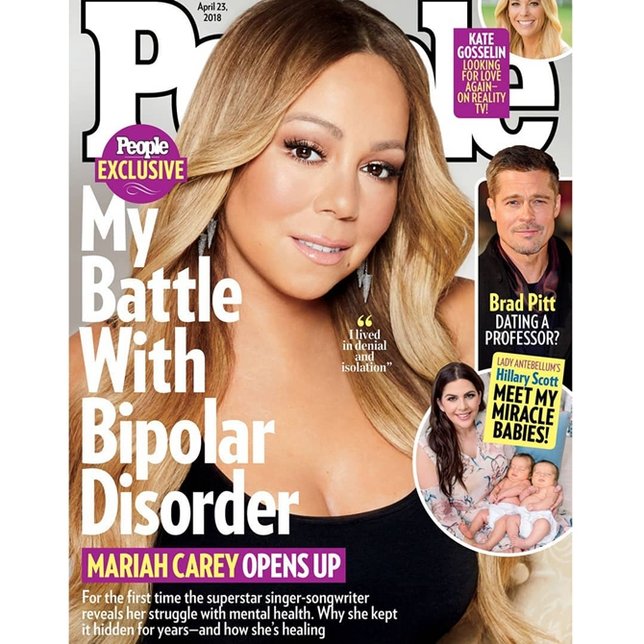 Mariah Carey membagi kisah perjuangan bipolarnya melalui interview dengan People. (Cr: instagram.com/mariahcarey)