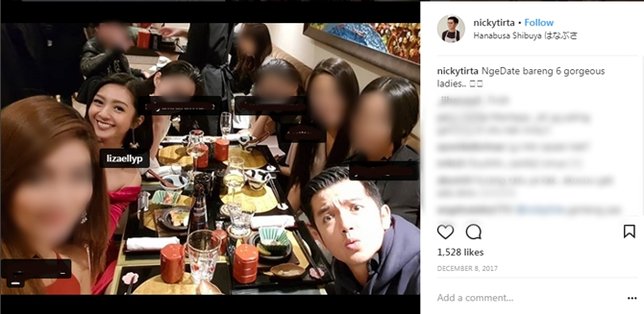 Nicky Tirta sendiri terakhir mengunggah kebersamaan dengan sang istri pada Desember 2017. © instagram.com/nickytirta