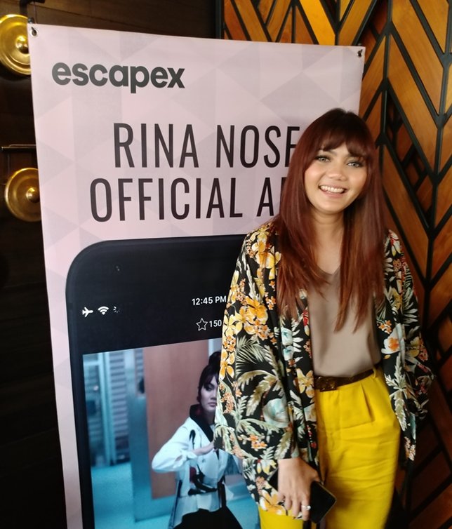 Punya Aplikasi Sendiri, Rina Nose Bisa Lebih Dekat dengan Para Fans