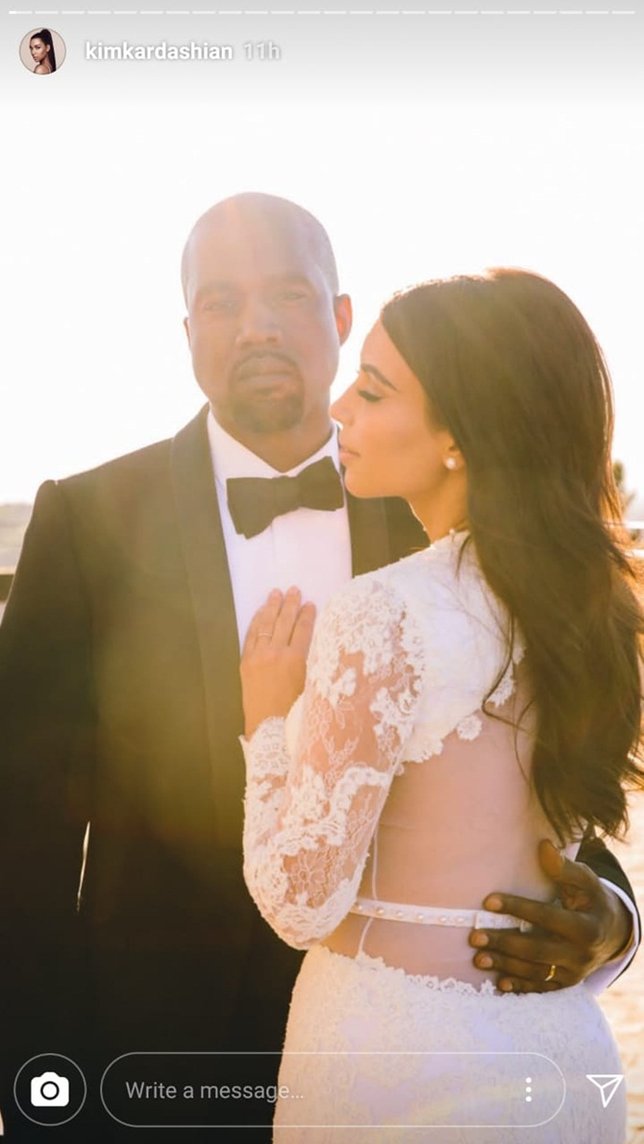 Kim dan Kanye menikah di Italia. Š Instagram.com/kimkardashian