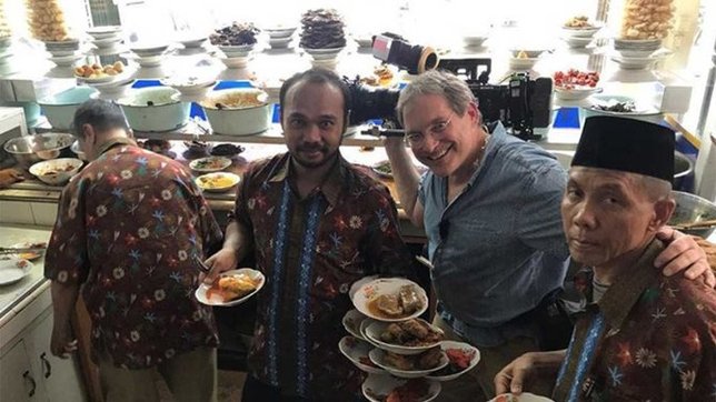 Foto yang diambil Bourdain saat di restoran Padang © instagram.com/anthonybourdain