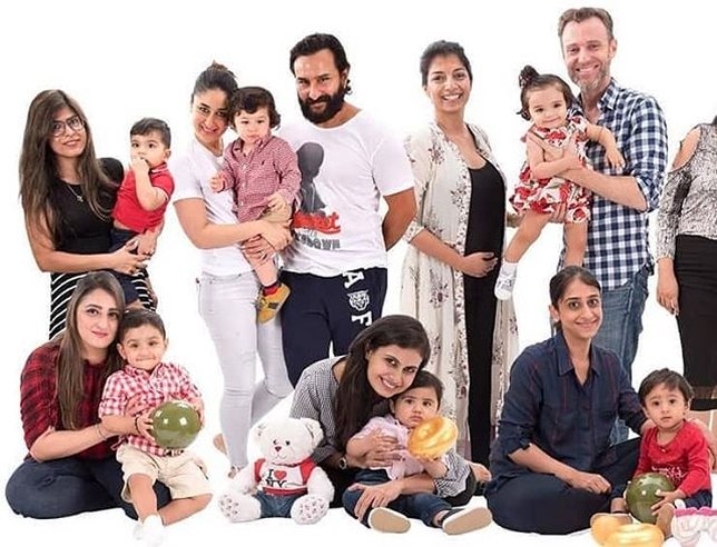 Kareena dan Saif meluangkan waktu demi sesi foto ini ©instagram/manav.manglani