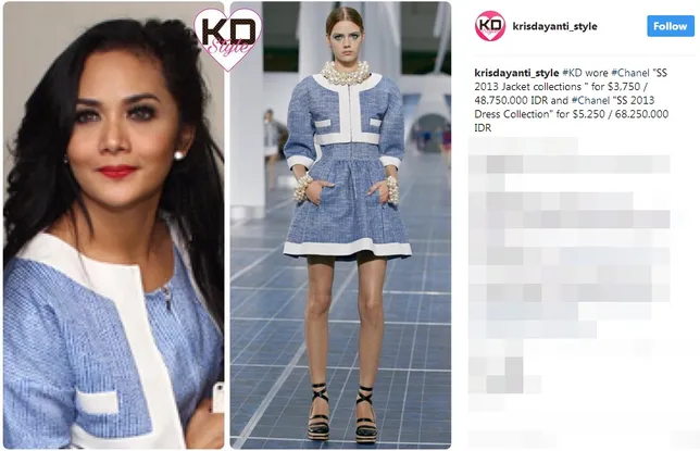 Baju KD ini total harganya Rp 117 juta ©instagram/krisdayanti_style
