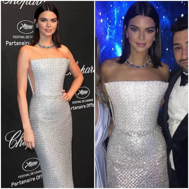 Kendall pakai gaun ini di Cannes 2017 ©pinkvilla
