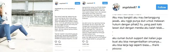 Akui Punya Utang, Angela Lee Curhat: Aku Tidak Melarikan Duit Orang Akui Punya Utang, Angela Lee Curhat: Aku Tidak Melarikan Duit Orang video viral info traveling info teknologi info seks info properti info kuliner info kesehatan foto viral berita ekonomi