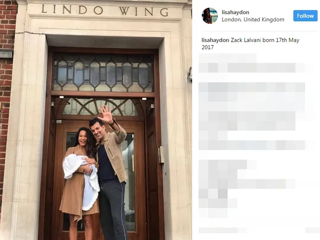 Lisa melahirkan di Lindo Wing, tempat Kate Middleton melahirkan anak-anaknya ©instagram