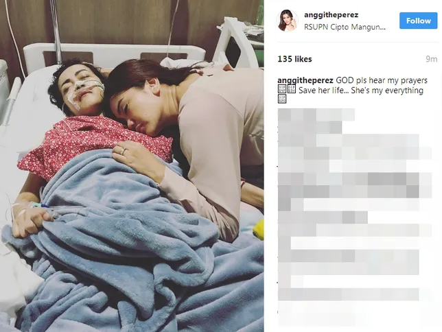 Anggi ingin Jupe segera sembuh ©instagram/anggitheperez