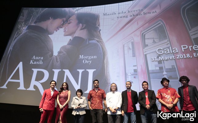 Film ARINI versi modern dibintangi oleh Aura Kasih dan Morgan Oey. (Credit: KapanLagi.com/Muhammad Akrom Sukarya)