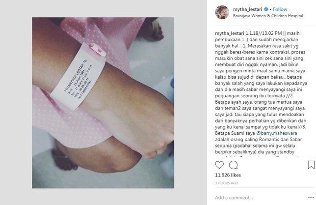 Mytha Lestari ingin bersujud dan minta maaf kepada ibunda © instagram.com/mytha_lestari