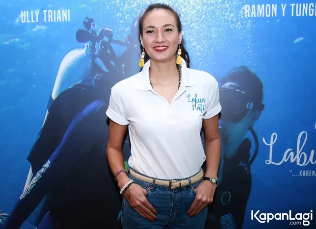 Nadine Chandrawinata tertantang memerankan sosok Indi © KapanLagi.com®/Muhammad Akrom Sukarya