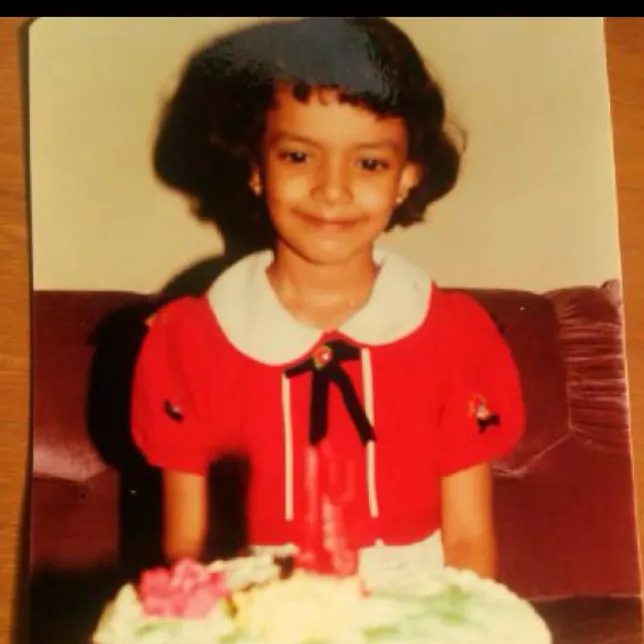 Foto masa kecil Najwa Shihab (credit: Instagram.com/najwashihab)