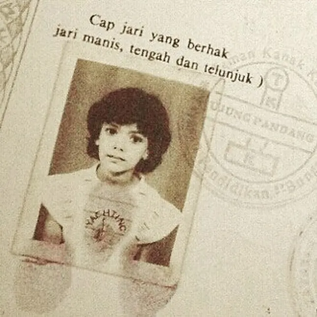 Foto Najwa Shihab saat masih TK (credit: Instagram.com/najwashihab)