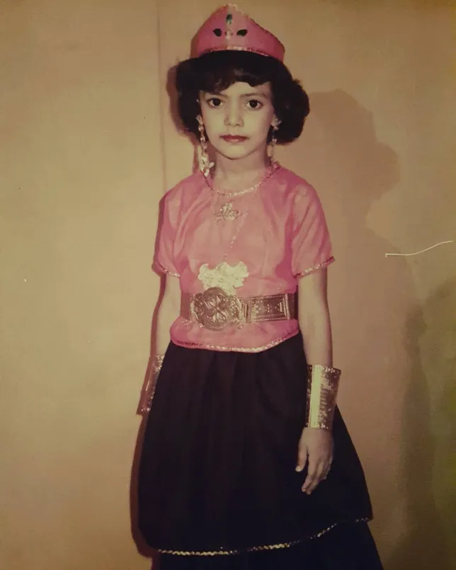 Foto masa kecil Najwa Shihab (credit: Instagram.com/najwashihab)