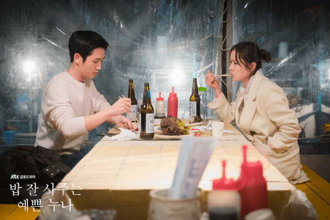 Pertemuan Yoon Jin Ah dengan Seo Joon Hee (Credit: jTBC)