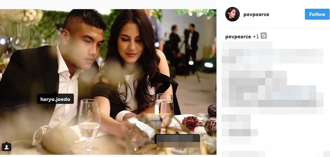 Inikah pacar baru Pevita? ©instagram/pevpearce