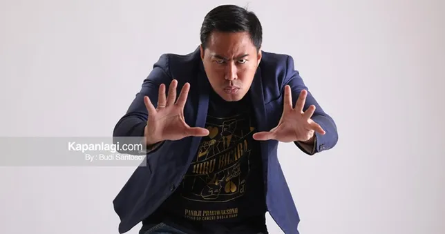 Pandji Pragiwaksono akan melakukan world tour dengan tema politik © KapanLagi.com/Budy Santoso