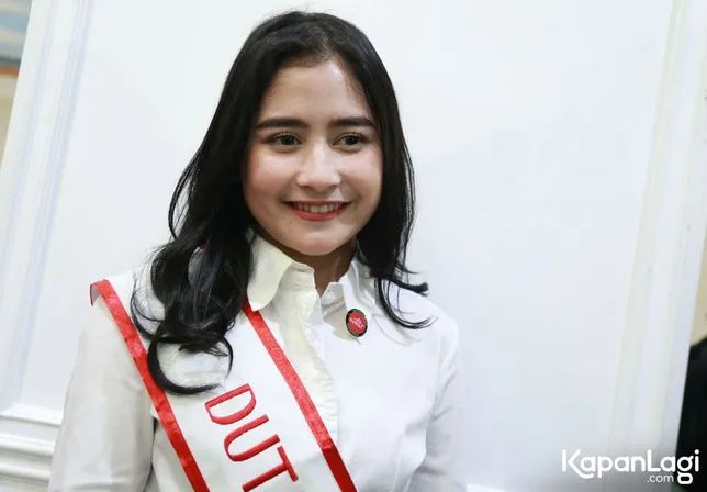 Prilly Latuconsina makin bugar dengan berolahraga muaythai © KapanLagi.com®/Agus Apriyanto