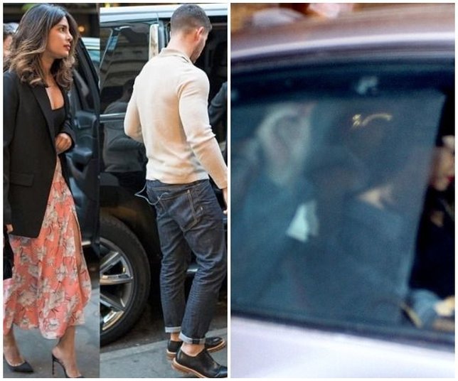 Priyanka dan Nick Jonas tertangkap kamera di bandara Mumbai ©bollywoodlife.com