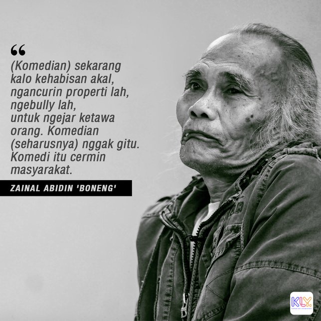 Bagi Boneng, Komedi itu cermin masyarakat / Credit: KapanLagi