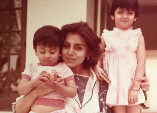 Ranbir Kapoor di masa kecil, imut ©instagram/neetu54