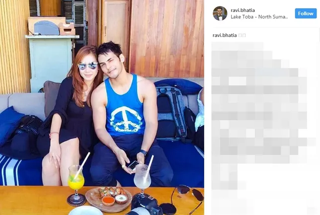Ravi Bhatia ajak istri ke Danau Toba ©instagram/ravi.bhatia