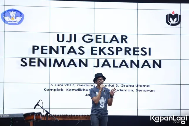 Ridho Slank ingin semua musisi memiliki 'attitude' yang baik © KapanLagi.com®/Muhammad Akrom Sukarya
