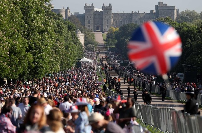 Suasana pengamanan di Windsor Castle © AFP