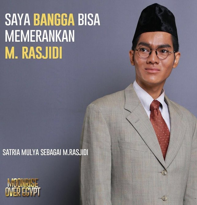 Satria berani totalitas demi perannya sebagai M. Rasjidi © Instagram/satria_mulia