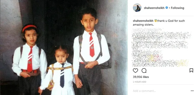 Potret masa kecil Shaheer dan adik-adiknya, nggemesin ©instagram/shaheernsheikh