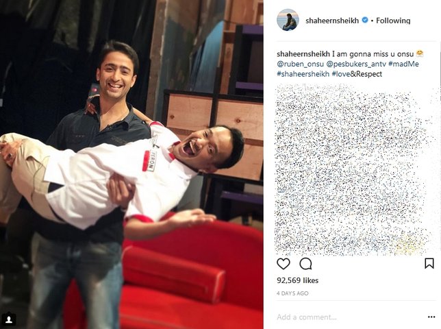 Gaya kocak Shaheer dan Ruben Onsu ©instagram/shaheernsheikh