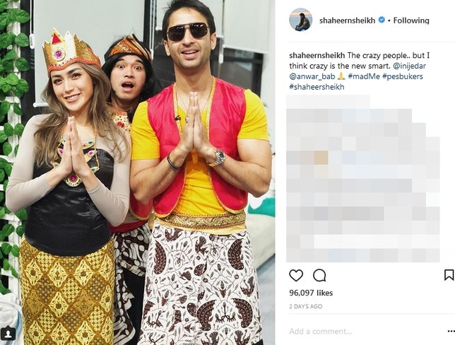 Shaheer pamitan ke Jedar, tapi tidak ke Ayu Ting Ting ©instagram/shaheernsheikh