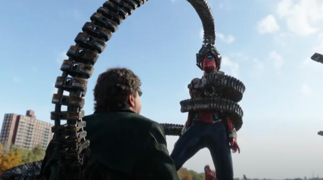 Doc Ock versus Spider-Man, salah satu adegan yang dinanti para fans dalam NO WAY HOME. 
