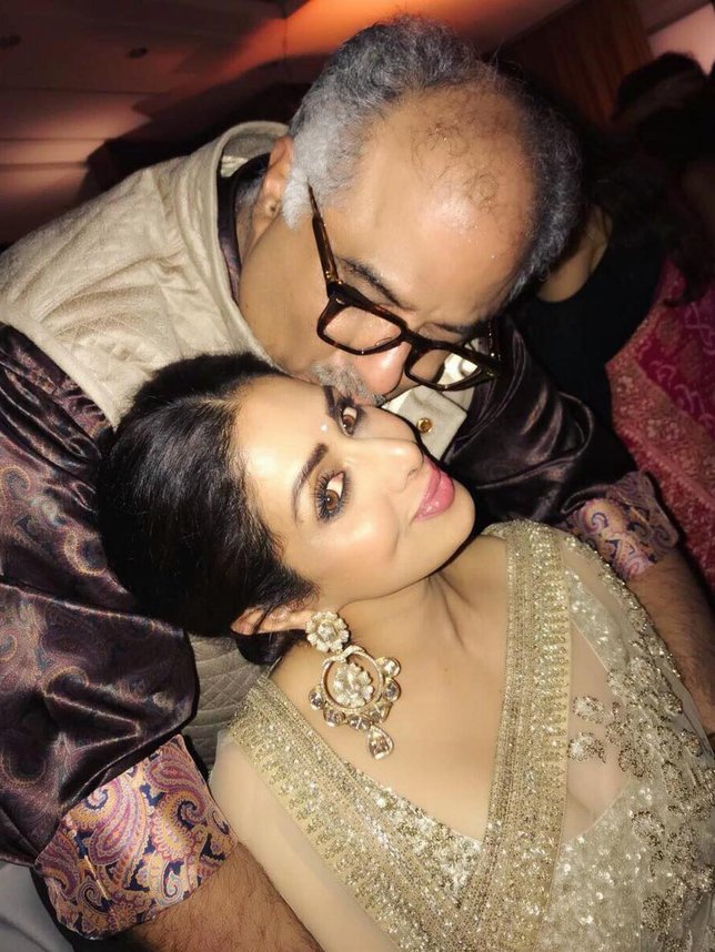 Sridevi dan suami (Credit: instagram.com/sridevi.kapoor)