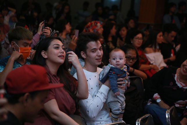 Stefan William & Celine Evangelista Â© Kapanlagi/Akbar Prabowo Triyuwono