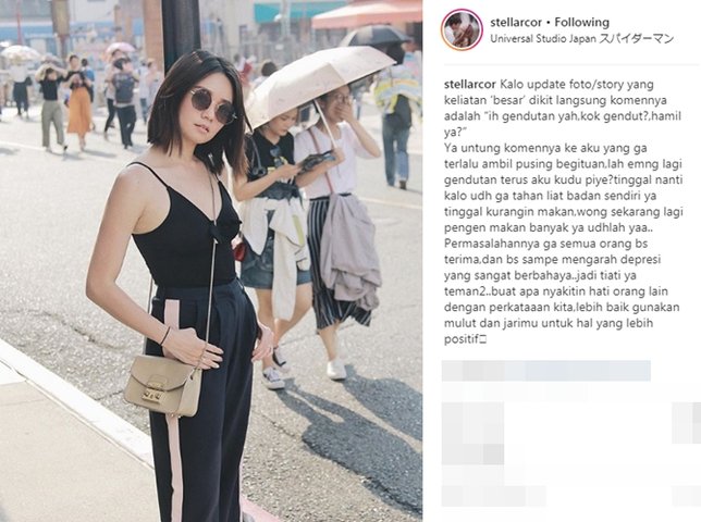 Kerap Dikomentari Soal Fisik, Stella Cornelia Beri Nasihat ke Pelaku Body Shaming