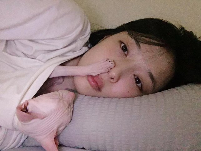 Postingan Instagram Sulli. © Instagram/jelly_jilli