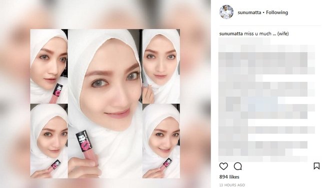 Perdana Unggah Foto Istri di Instagram, Sunu Matta Ngaku 