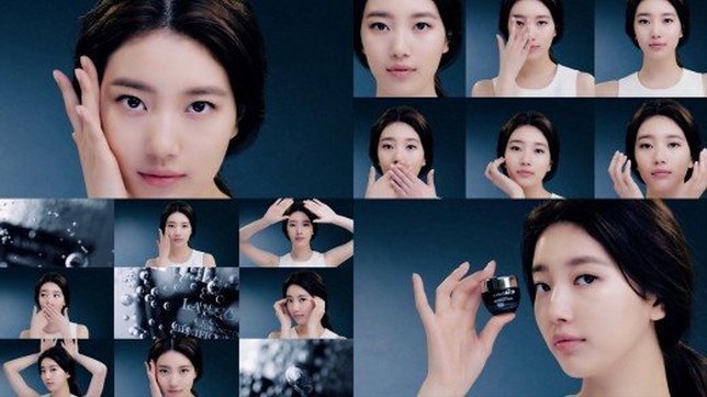 Penampilan tanpa makeup Suzy di iklan terbaru. © TV Report via Nate