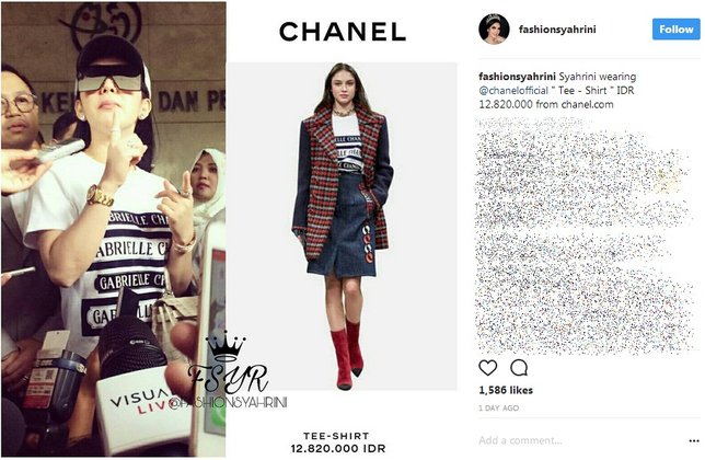 FOTO Tampil Stylish Kaos Putih Simple  Syahrini Ini 