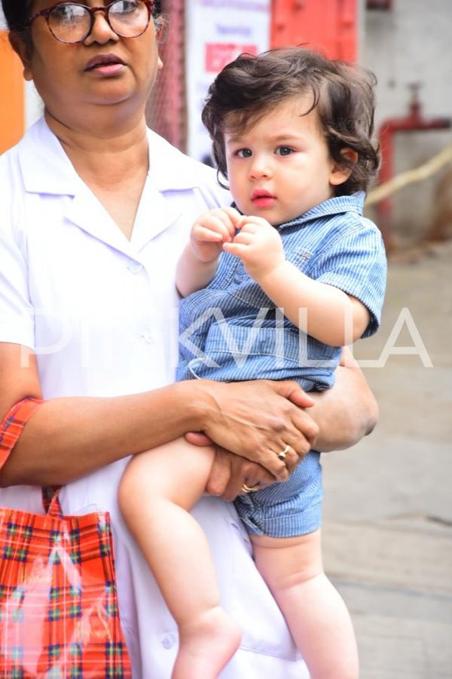 Taimur nampak ganteng dengan rambut gondrong ©pinkvilla