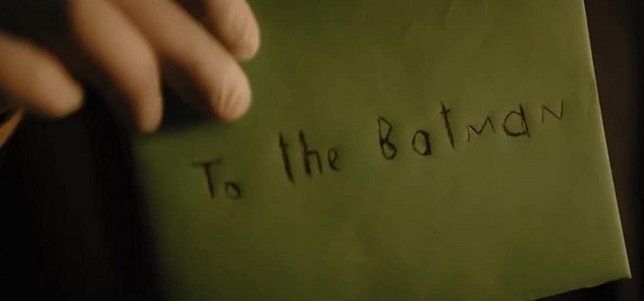 Salah satu teka-teki khas The Riddler pada trailer THE BATMAN