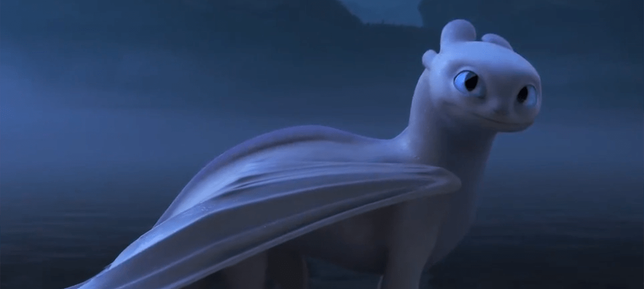 Naga night fury putih ini bakal jadi love interest Toothless?