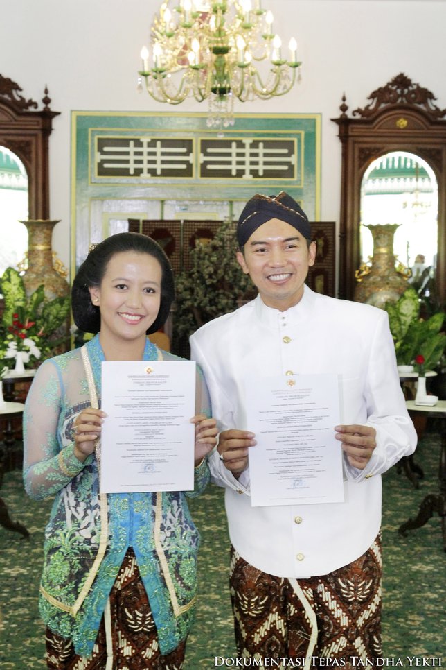 Pemberian nama dan gelar di keraton Yogyakarta. (Foto: Kratonwedding.com)