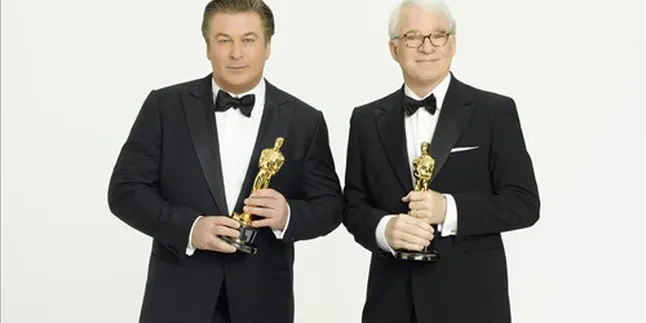 Duo Alec Baldwin dan Steve Martin Kocok Perut Pemirsa Oscar Duo Alec Baldwin dan Steve Martin Kocok Perut Pemirsa Oscar