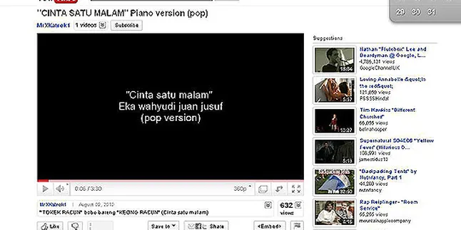 'Tokek Racun' + 'Keong Racun' = 'Cinta Satu Malam'