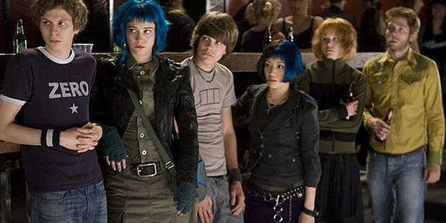 Puluhan Remaja Rela Tembus Hujan Demi Bintang 'SCOTT PILGRIM'