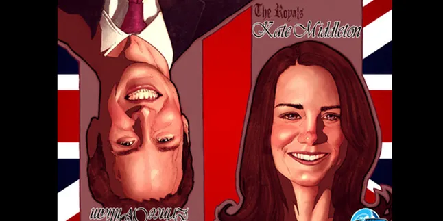 Kisah Cinta William - Kate Diangkat Dalam Komik