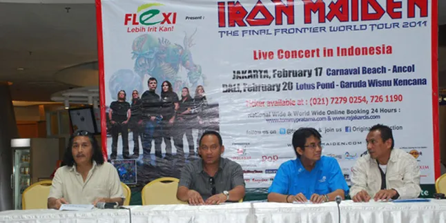 Konser Iron Maiden di Jakarta Berpindah Tempat