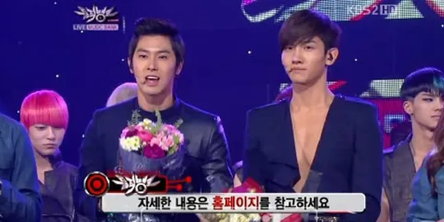 TVXQ Kembali Kuasai Chart Tertinggi Music Bank