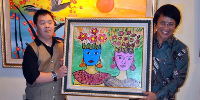 Kak Seto Buka Pameran Tunggal Pelukis Down Syndrome